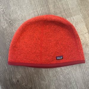 Patagonia Red Better Sweater hat